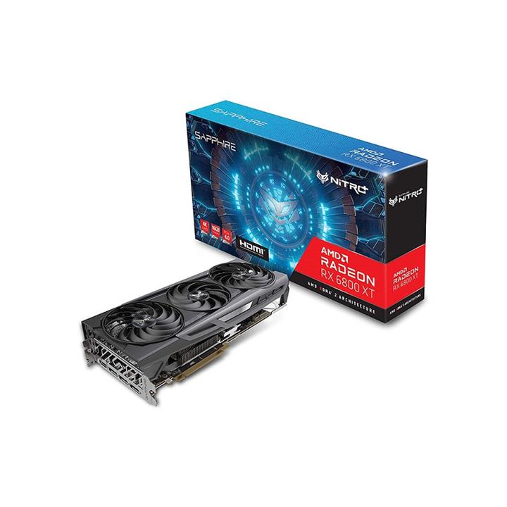 VGA Sapphire Nitro+ AMD Radeon RX6800XT 16GB GDDR6 کارت گرافیک سافایر نیترو آر ایکس ۶۸۰۰ ایکس تی Sapphire NITRO Radeon RX 6800 XT 16GB GDDR6 Gaming Graphics Card